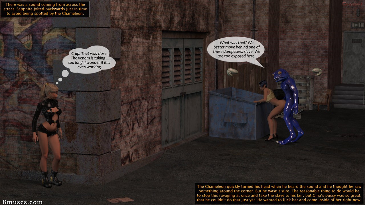 3DMonsterStories.com Comics - Sapphires Quest - Chameleon - Page 177