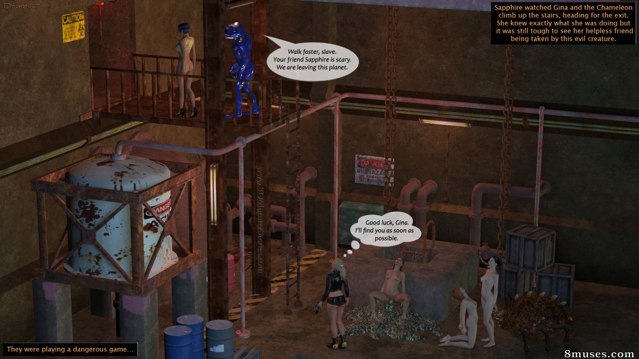 3DMonsterStories.com Comics - Sapphires Quest - Chameleon - Page 196