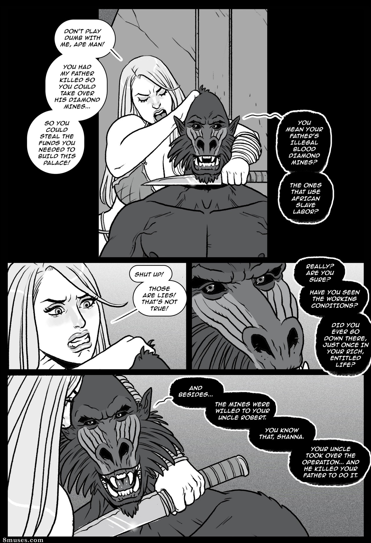 Pegasus Comics - Mandrill - La chute de Shanna - Page 10