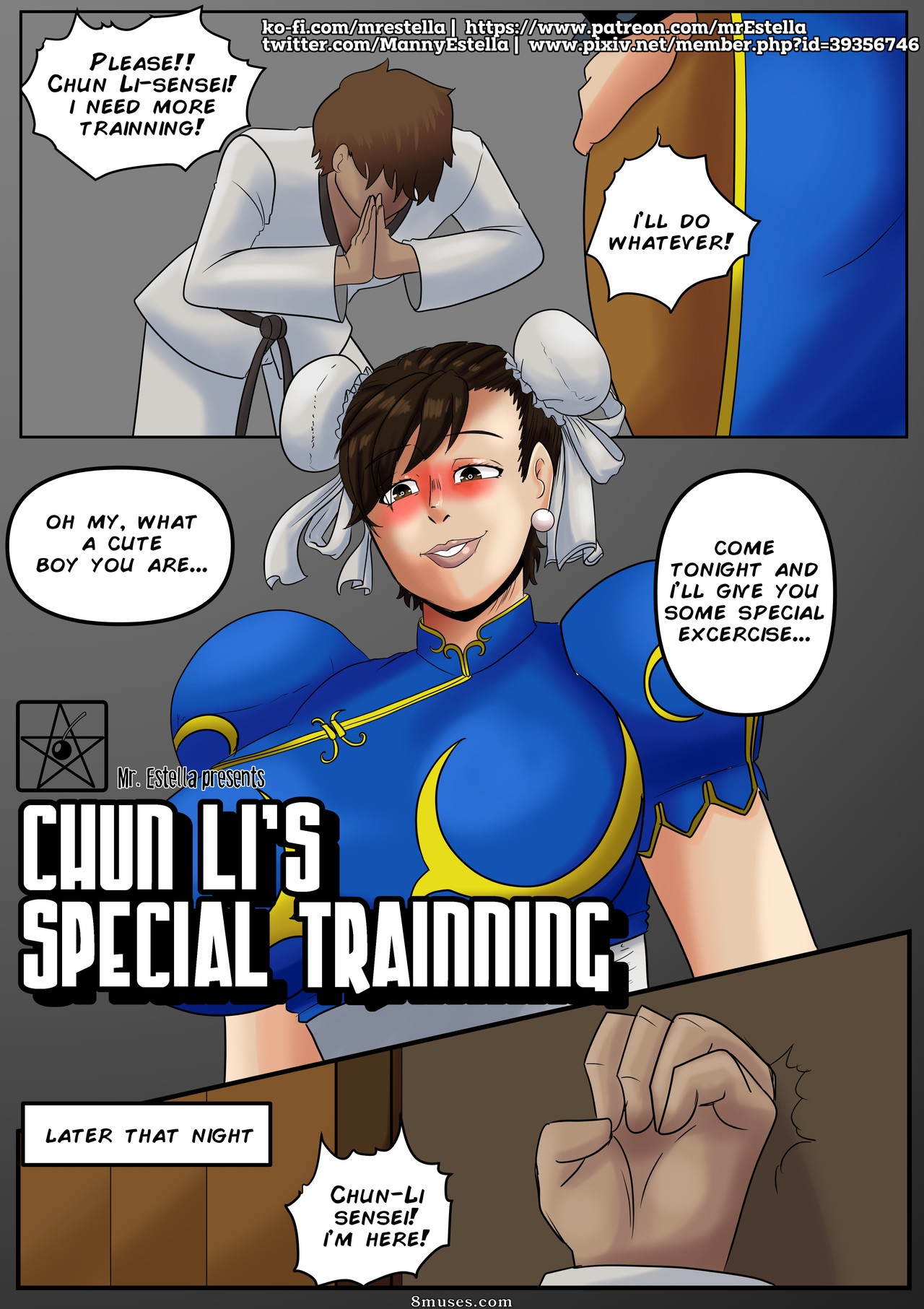 Mr. Estella Comics - Chun-Li's Special Training - Page 1