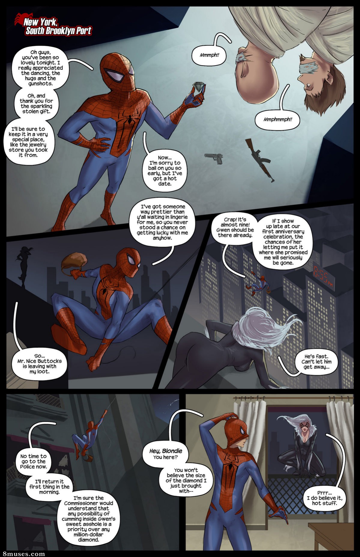 Tracy Scops Comics - Nine Shades of Black Cat - Page 3