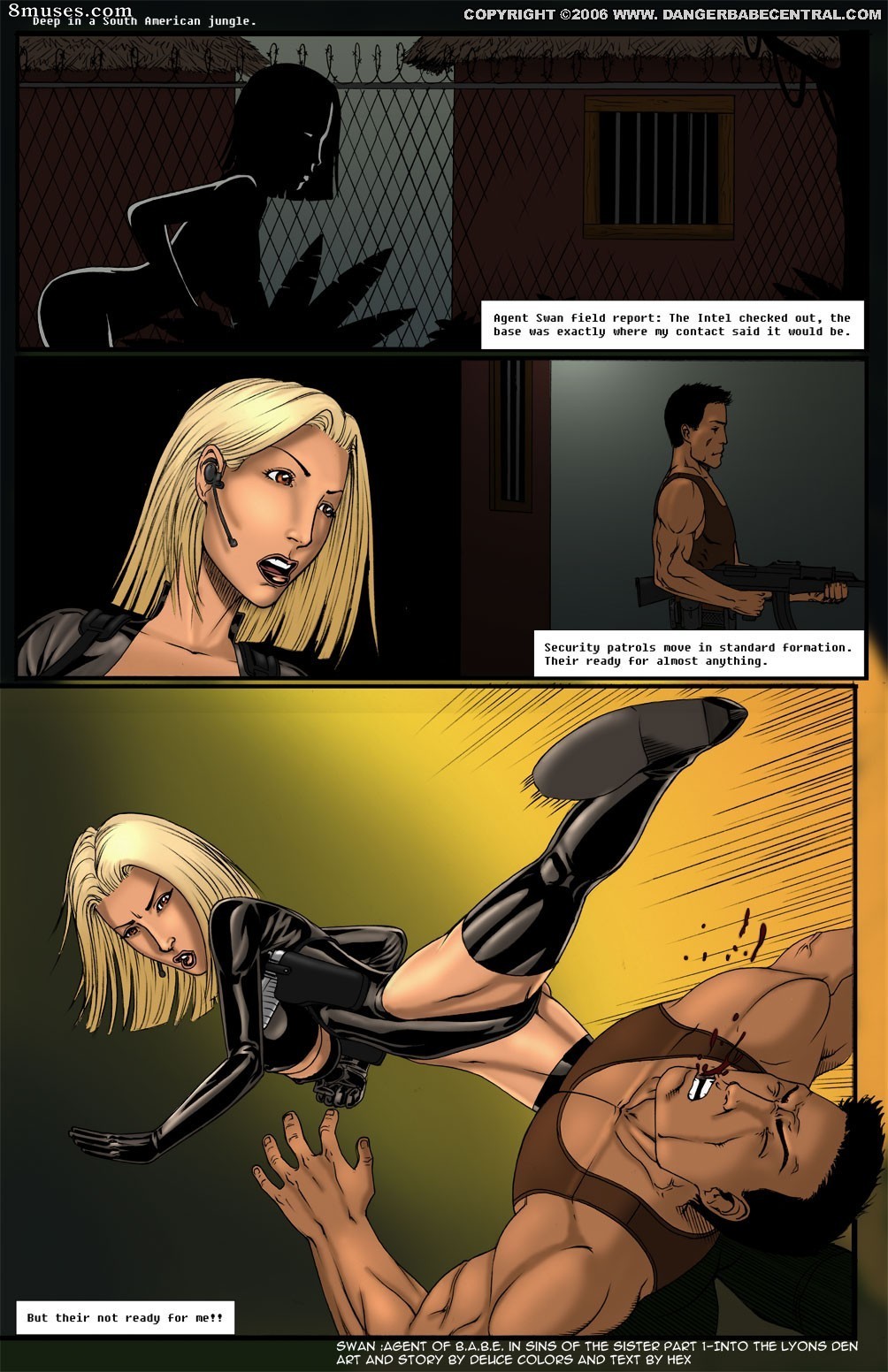 Deuce Comics - Cygne - Agent de babe - Peches de la soeur - Dans le repaire des Lyons - Page 2