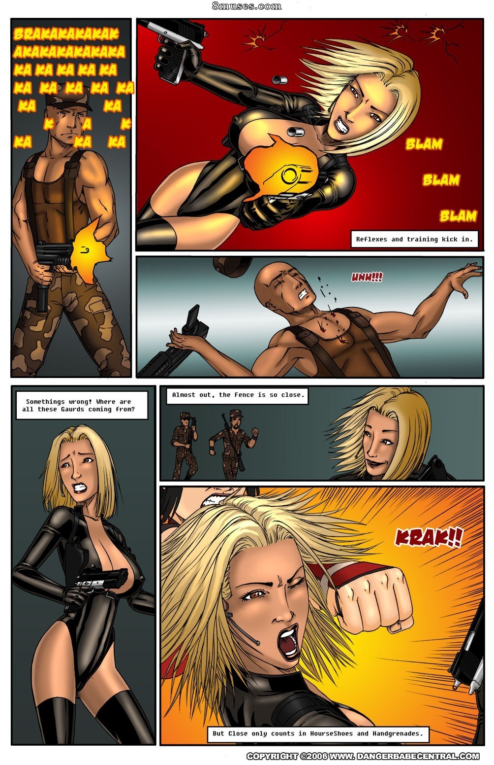 Deuce Comics - Cygne - Agent de babe - Peches de la soeur - Dans le repaire des Lyons - Page 5