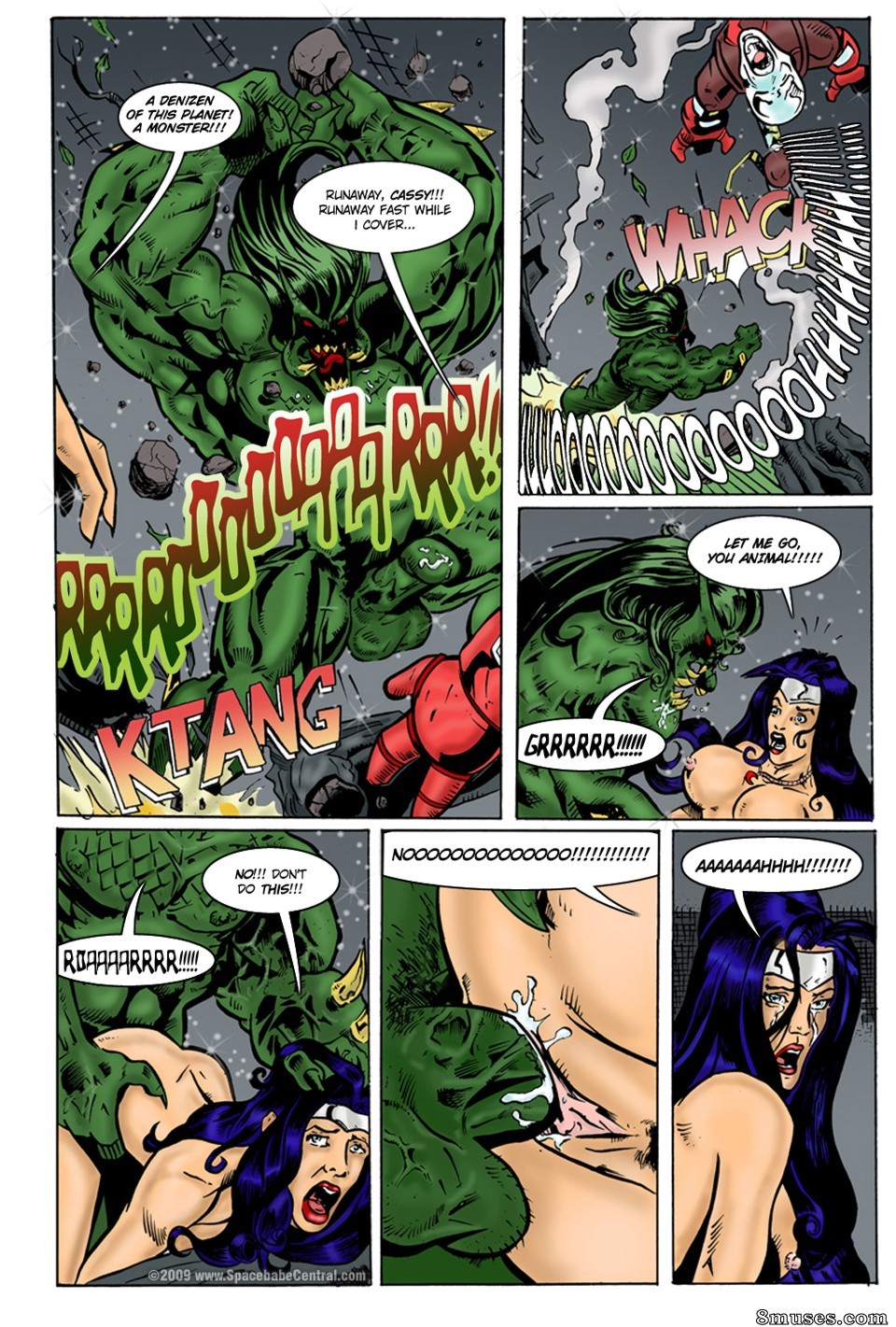 Space Babe Central - Cassiopeia On Danger Planet - Page 3