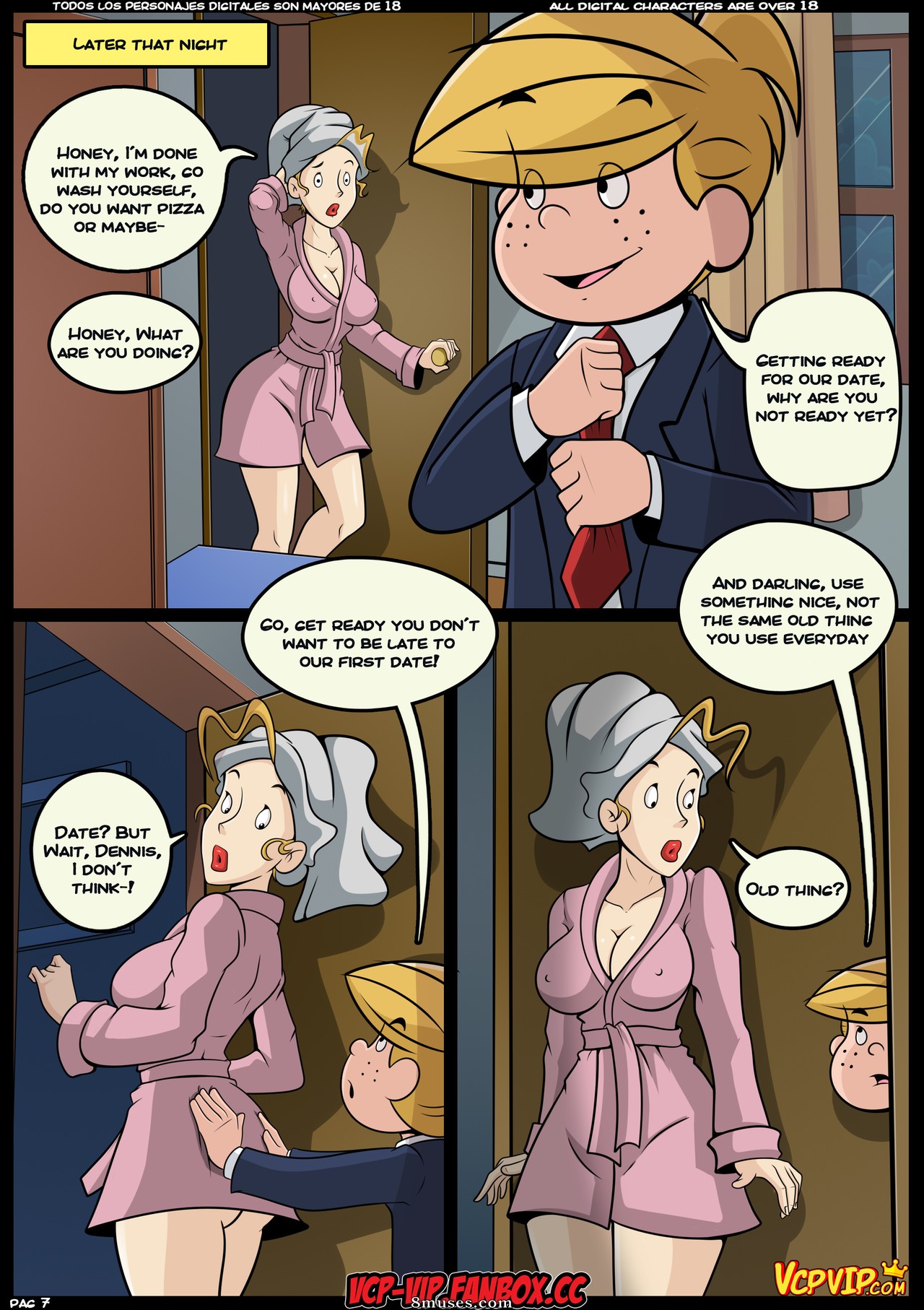 Caçadoras de mulheres maduras - inglês - Edição 4 - Página 8