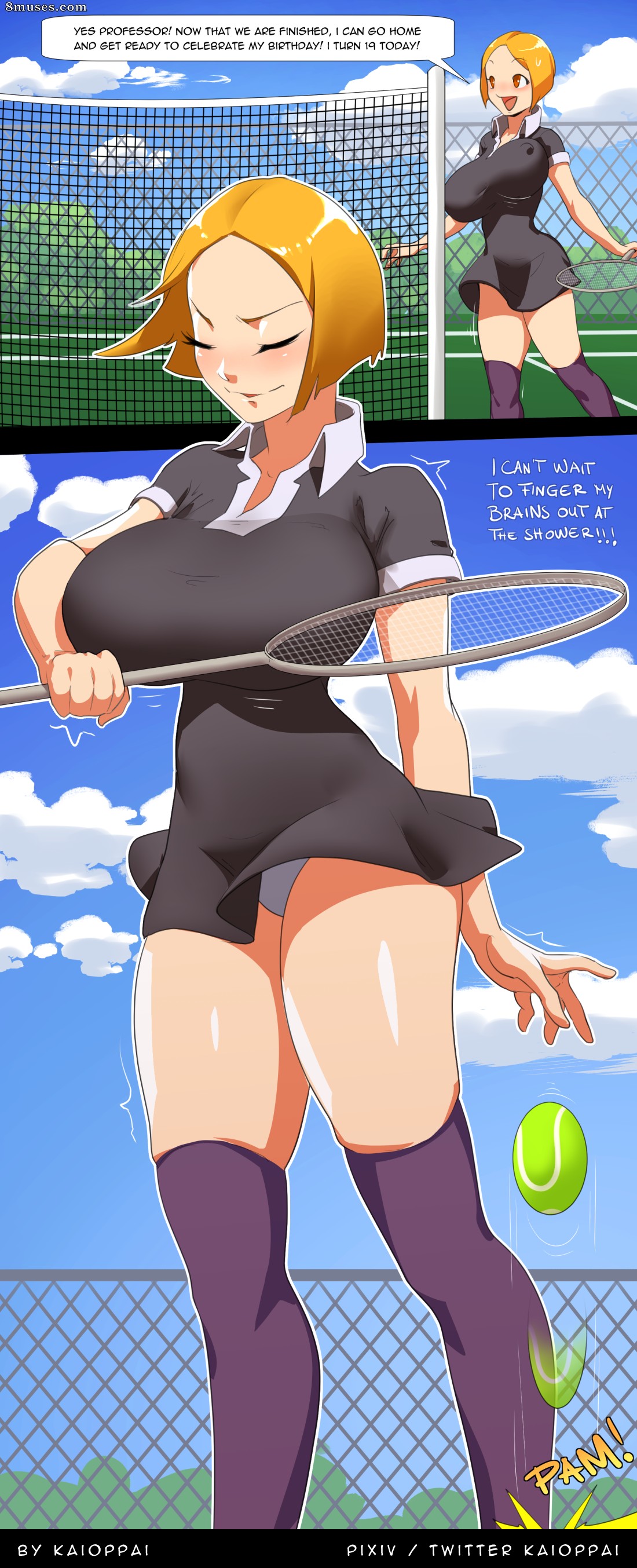 KaiOppai - A Nice Birthday Gift - Page 1