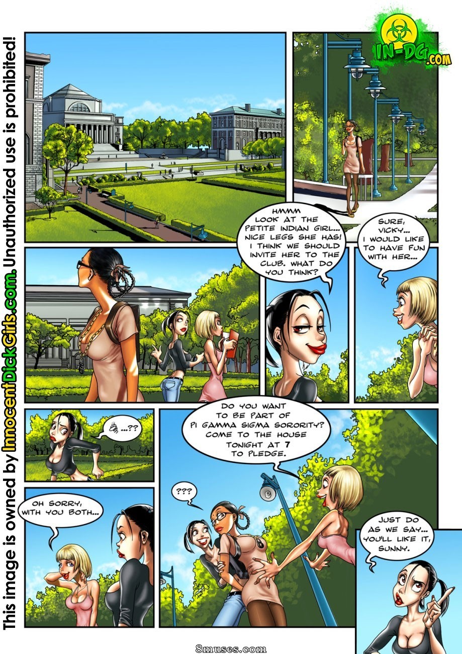 Innocent Dickgirls Comics - El club de la hermandad - Página 2