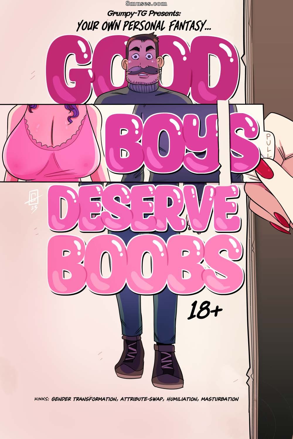 Grumpy-TG - Good Boys Deserve Boobs - Page 1