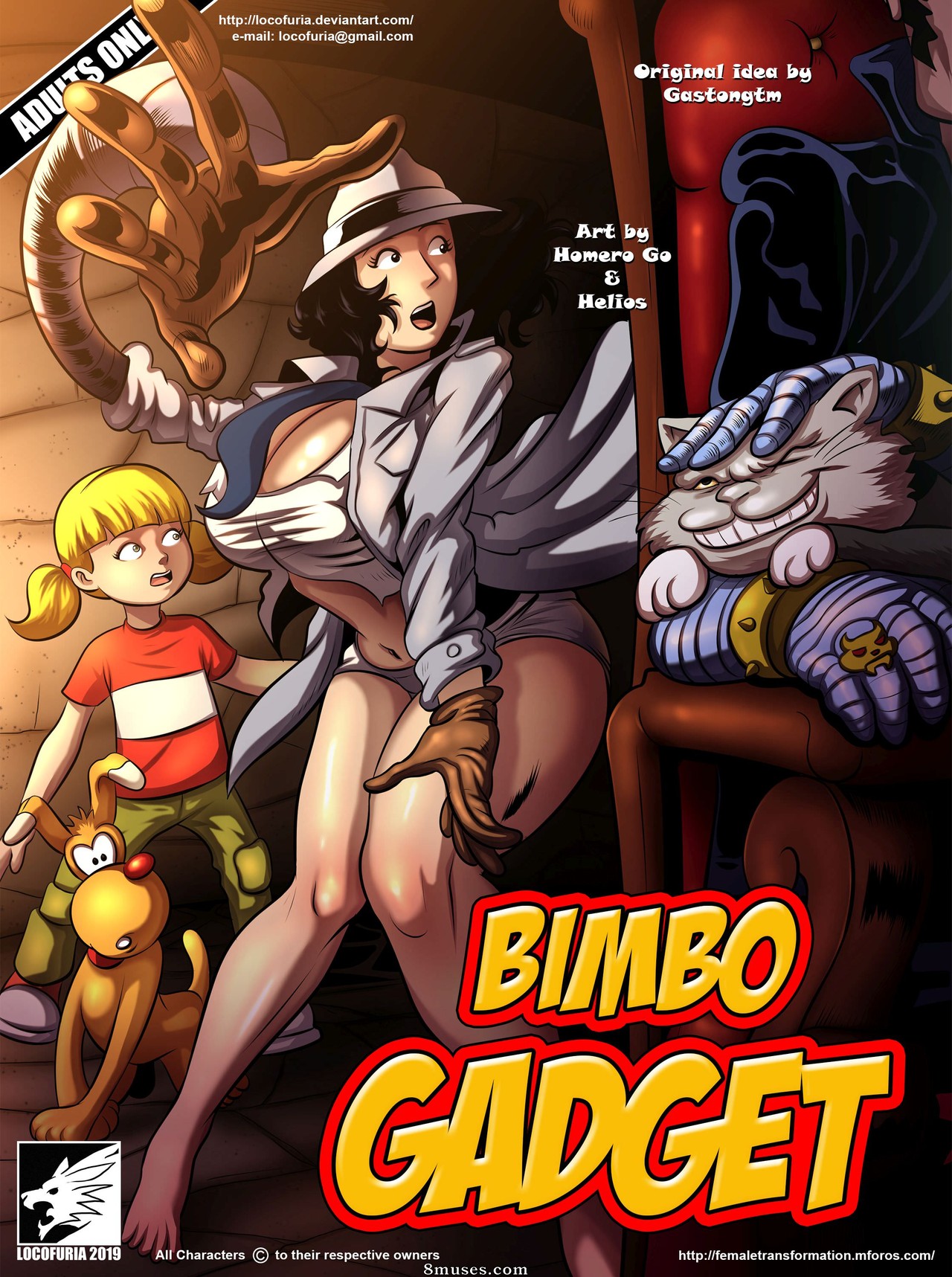 Page 1 | Locofuria-Comics/Bimbo-Gadget | 8muses - Sex Comics