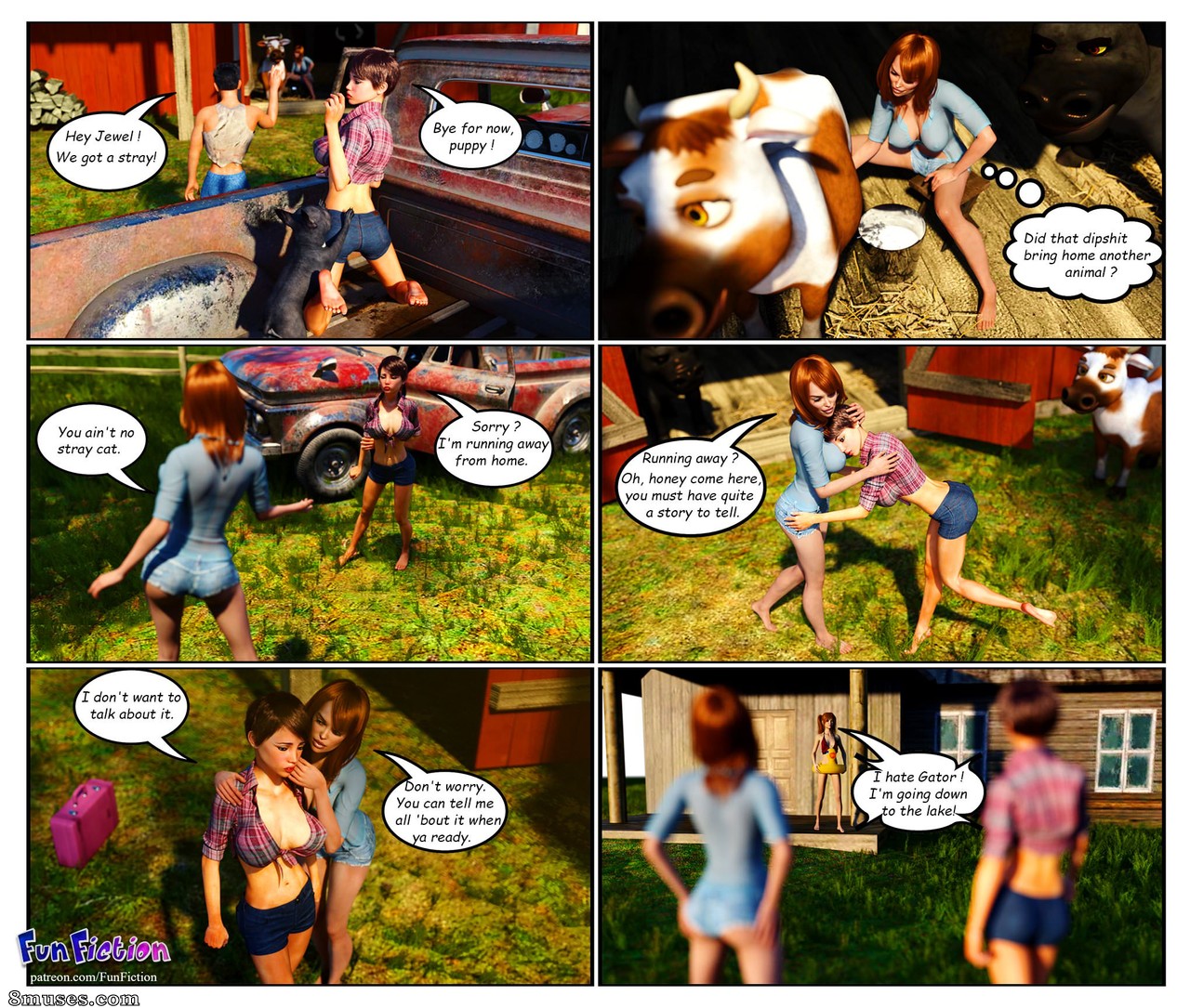 Page 3 | Renderotica-Comics/FunFiction/Lilly-Popsicle-Farm-Stories | 8muses  - Sex Comics