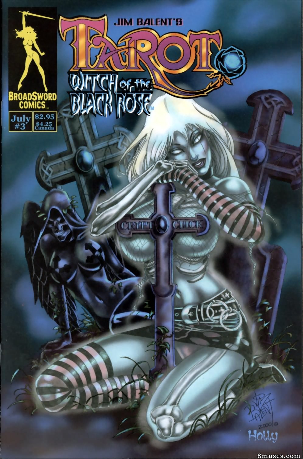BroadSword Comics - Tarot - Witch of the Black Rose 003 - Page 1