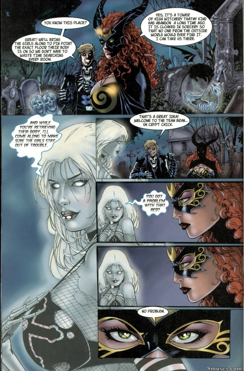 BroadSword Comics - Tarot - Witch of the Black Rose 003 - Page 9