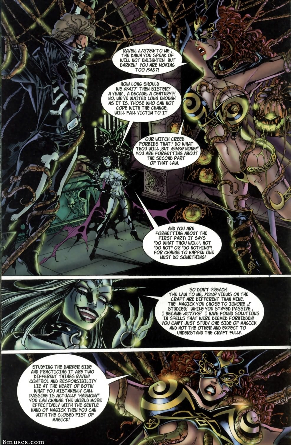 BroadSword Comics - Tarot - Witch of the Black Rose 003 - Page 19