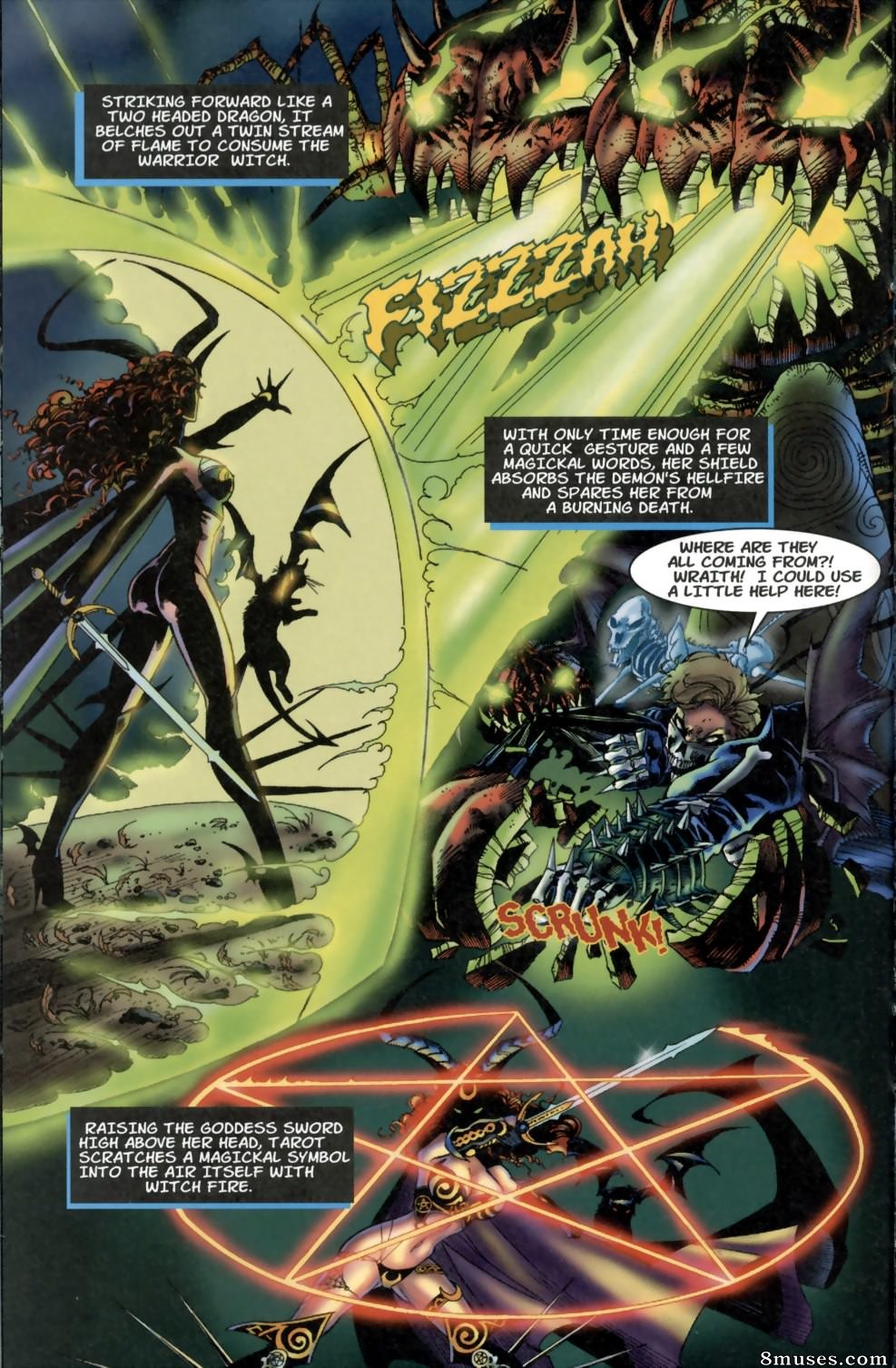 BroadSword Comics - Tarot - A bruxa da rosa negra 003 - Página 15