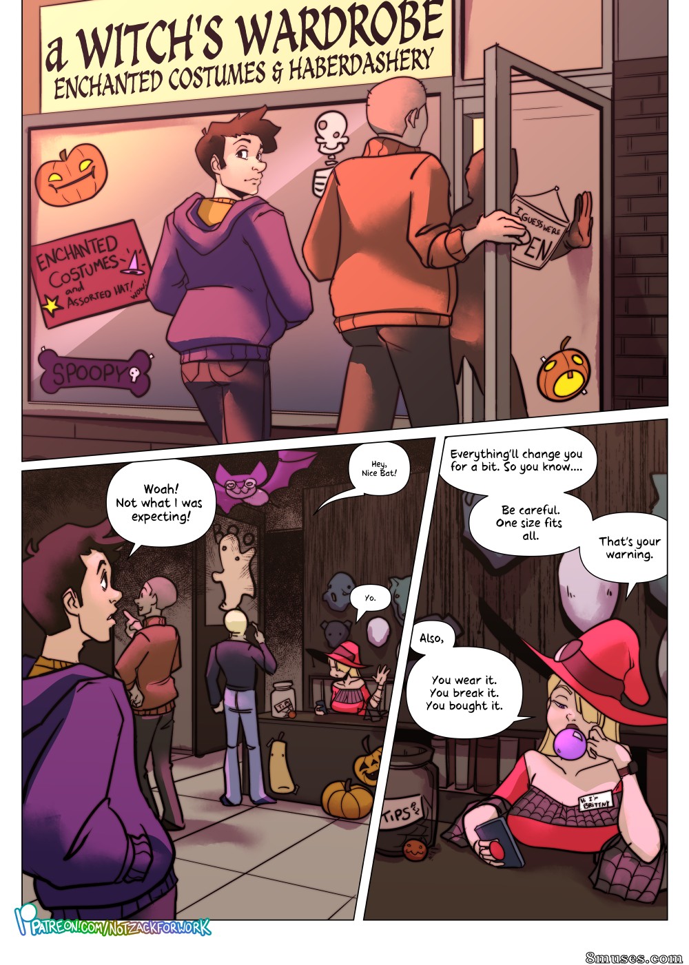 NotZackForWork Comics - Le placard de la sorcière - Page 2