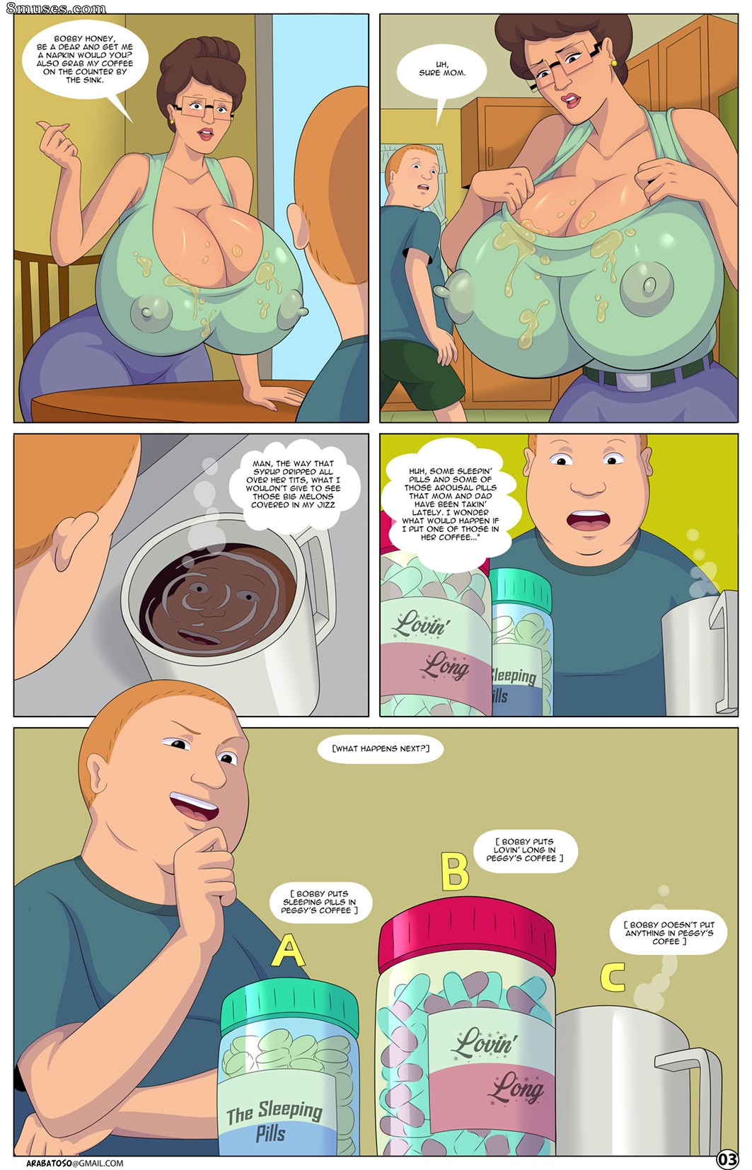 Comics - King of the Hill CYOA - Page 4