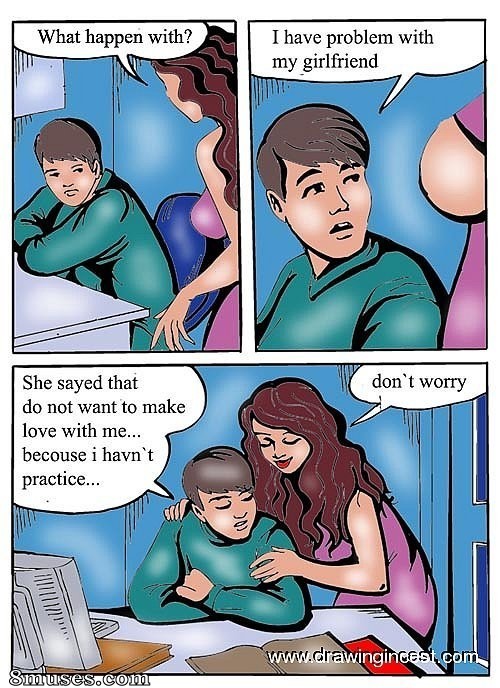 2D - Mom and son have fuck practice - Page 2