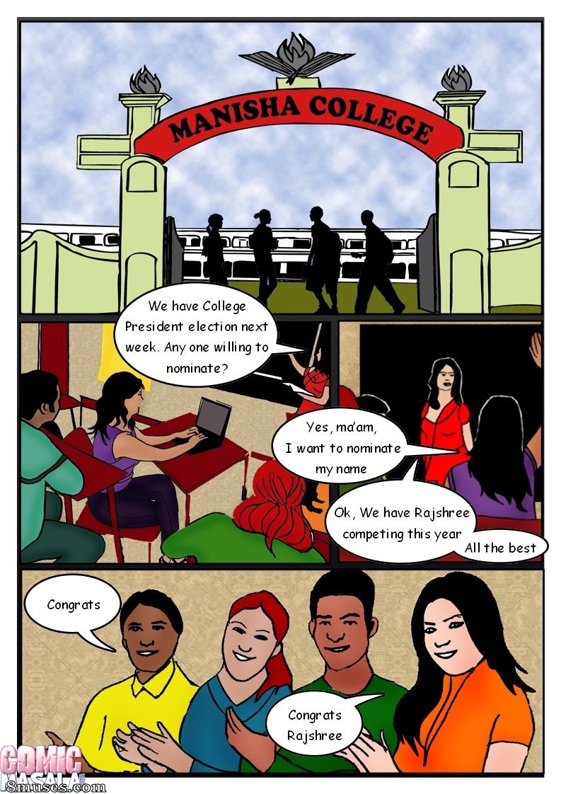 Kirtu.com Comics - Kirtu Fan Series - College Election - Page 1