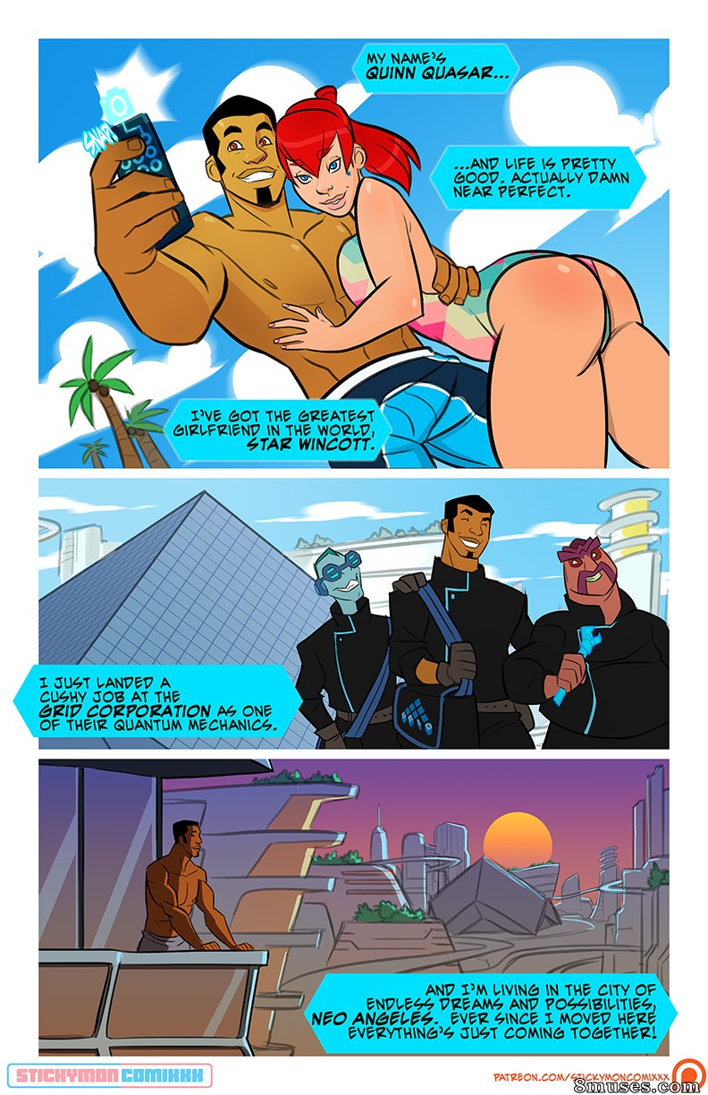 Stickymon Comics - Le mécanicien quantique - Le saut quantique - Page 2