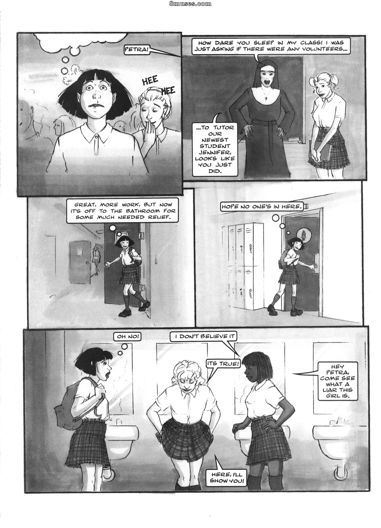 Page 17 | Amerotica-Comics/The-Adventures-of-a-Lesbian-College-School-Girl  | 8muses - Sex Comics