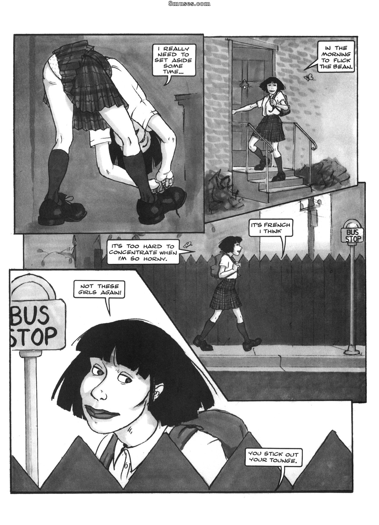 Amerotica Comics - The Adventures of a Lesbian College School Girl - Page 12