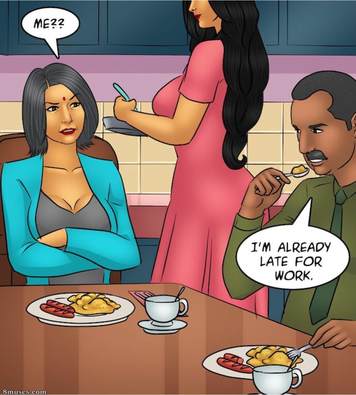 Kirtu.com Comics - Savita Bhabhi - Episode 95 - Burning Up With Desire - Page 4