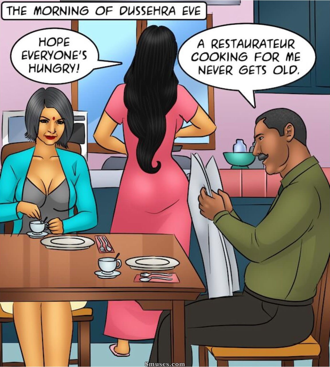 Kirtu.com Comics - Savita Bhabhi - Episode 95 - Burning Up With Desire - Page 2