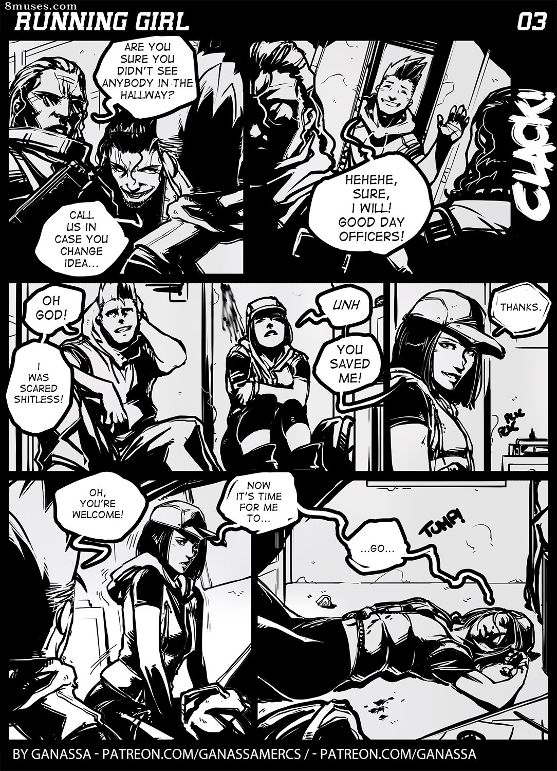 Ganassa Comics - Garota correndo - Página 4