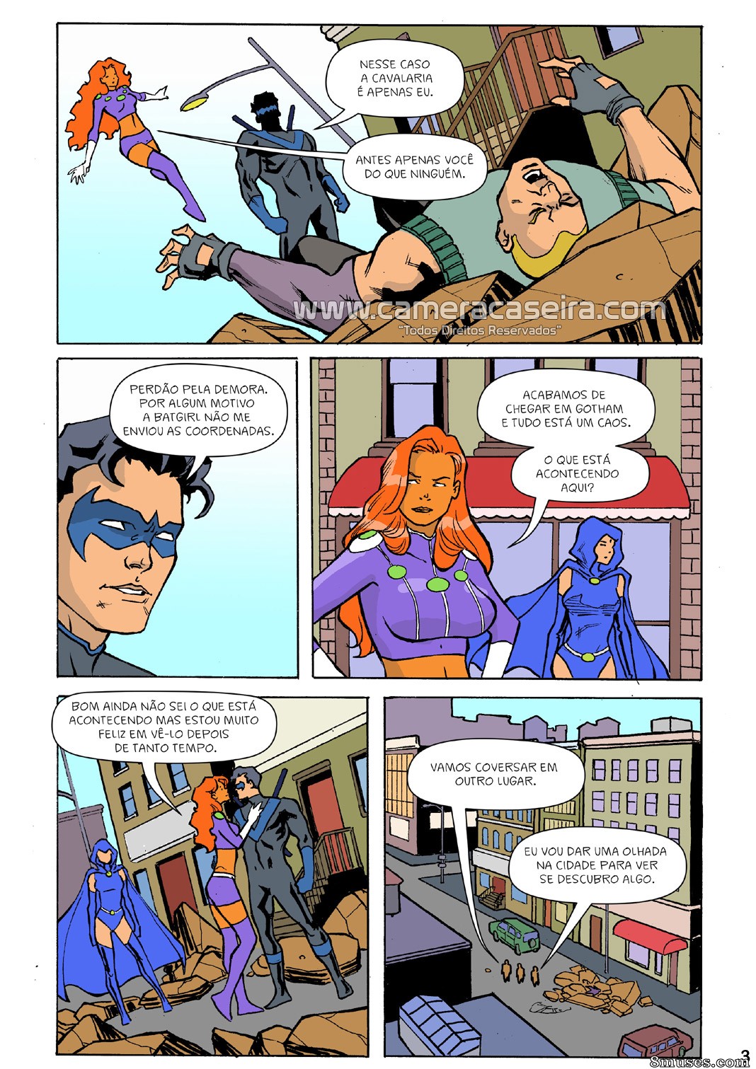 A Vida Secreta dos Super Heróis - 3 Matando a Saudade e o Tesão - Page 3
