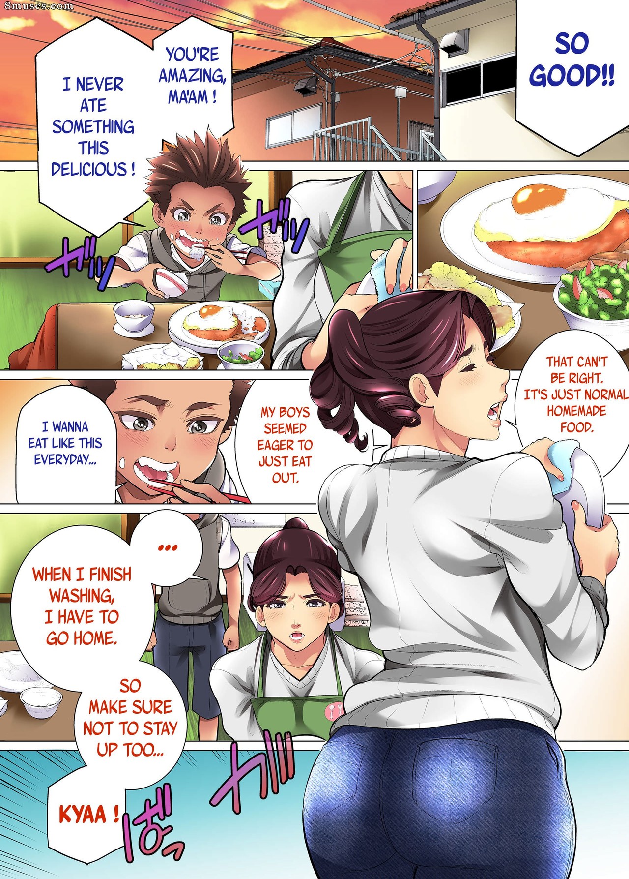 Minamida Usuke - Kimottama Kaa-san ga Onna no Kao o Miseru no wa - Gutsy Mother Shows A Woman's Face - Page 9