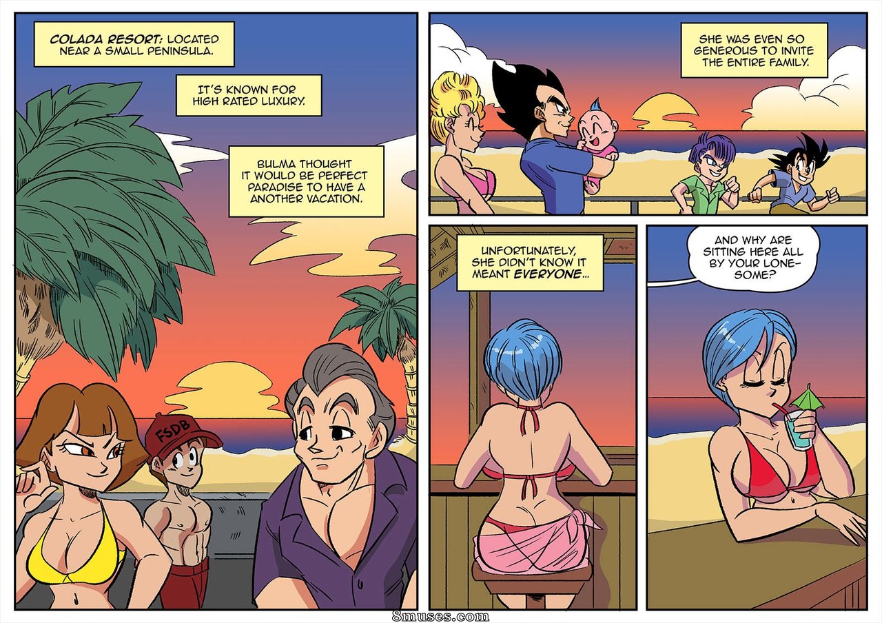 FunSexyDB Comics - Paradis d'été - Roi de l'île - Page 2