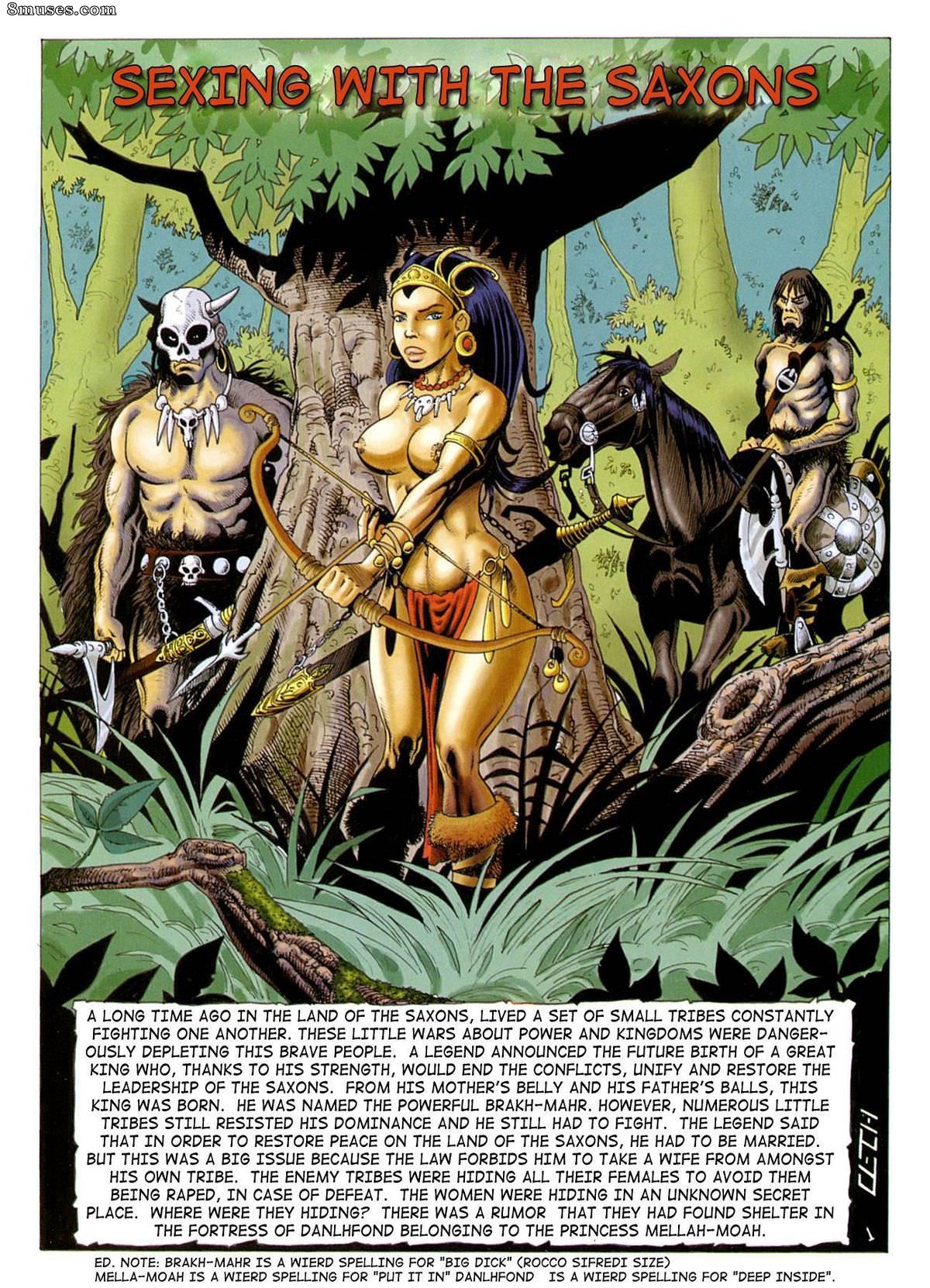 Classic Comics Collection - Transando com os saxões - Página 1
