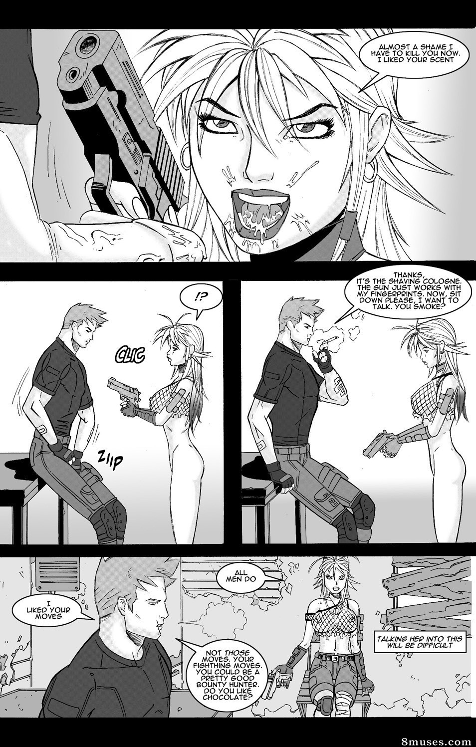 Pretty Sexy Bounty Hunter Illyria - Issue 4 - Page 9