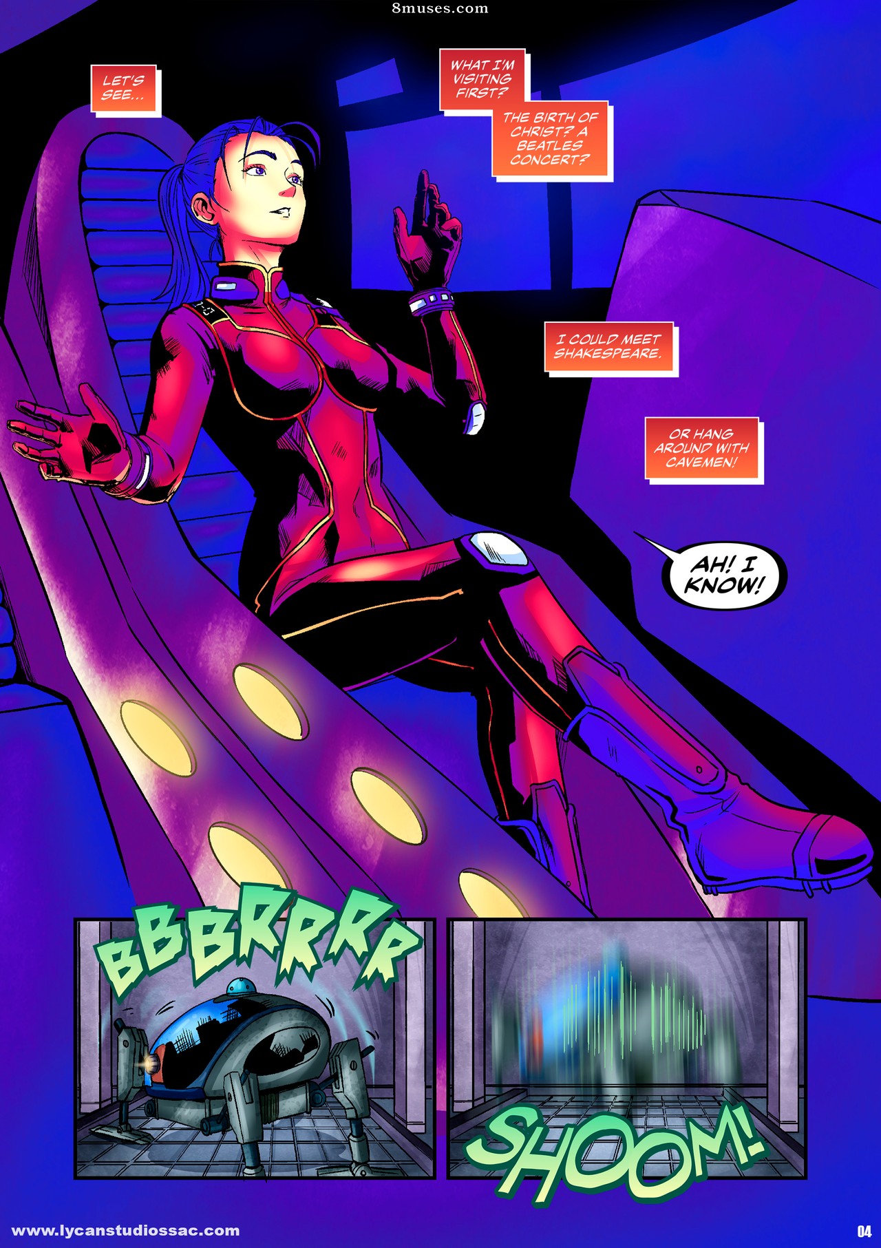 Locofuria Comics - 100 Ways to Become a Monster 27 - Cara and The Raptor Society - Page 7