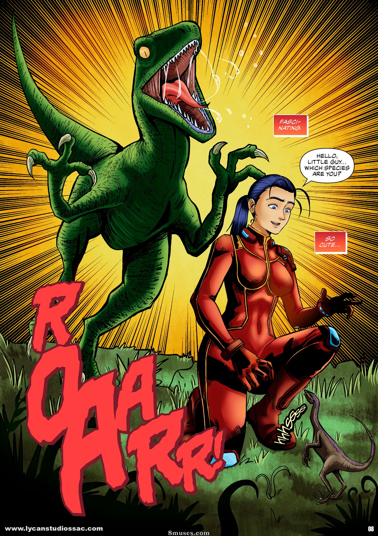 Locofuria Comics - 100 Ways to Become a Monster 27 - Cara and The Raptor Society - Page 11