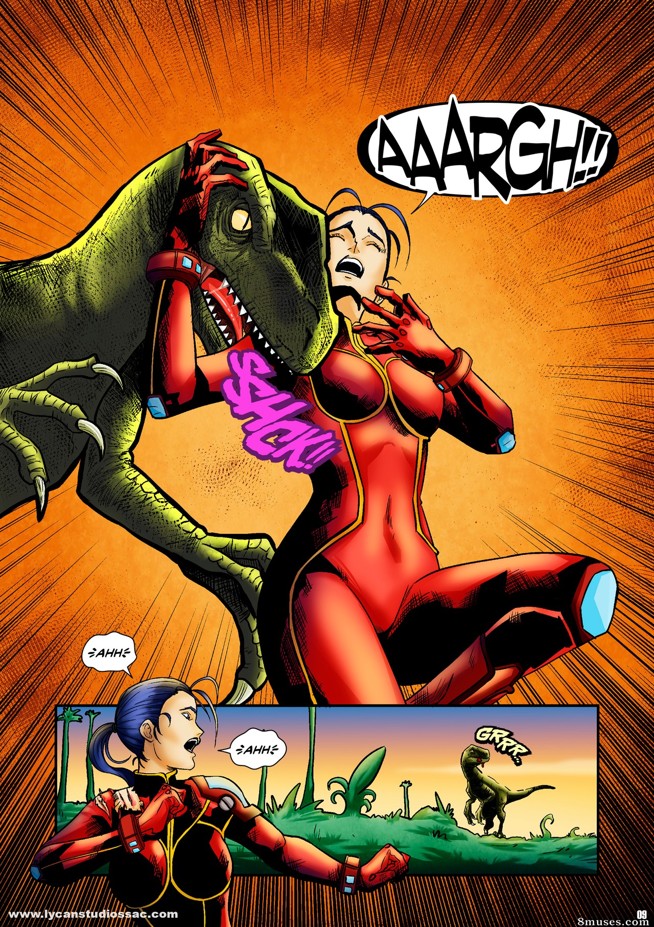 Locofuria Comics - 100 Ways to Become a Monster 27 - Cara and The Raptor Society - Page 12