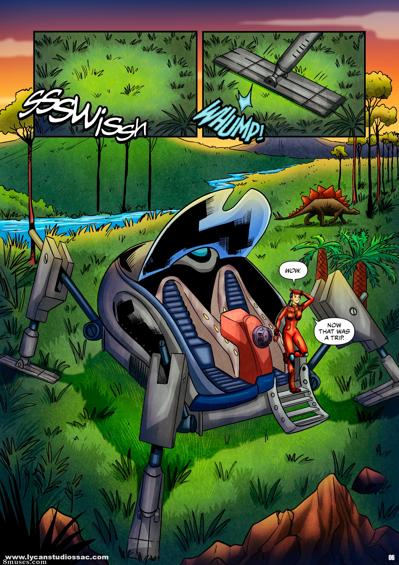 Locofuria Comics - 100 Ways to Become a Monster 27 - Cara and The Raptor Society - Page 9