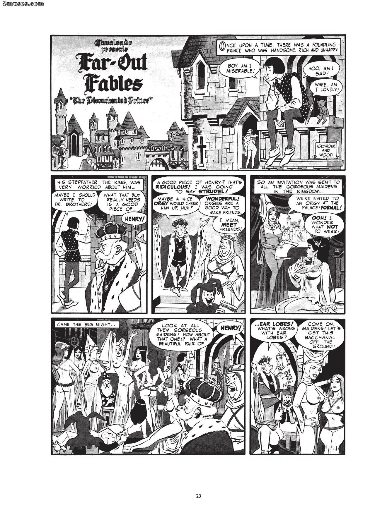 Classic Comics Collection - Fadas - Arte erótica de Wallace Wood - Página 35