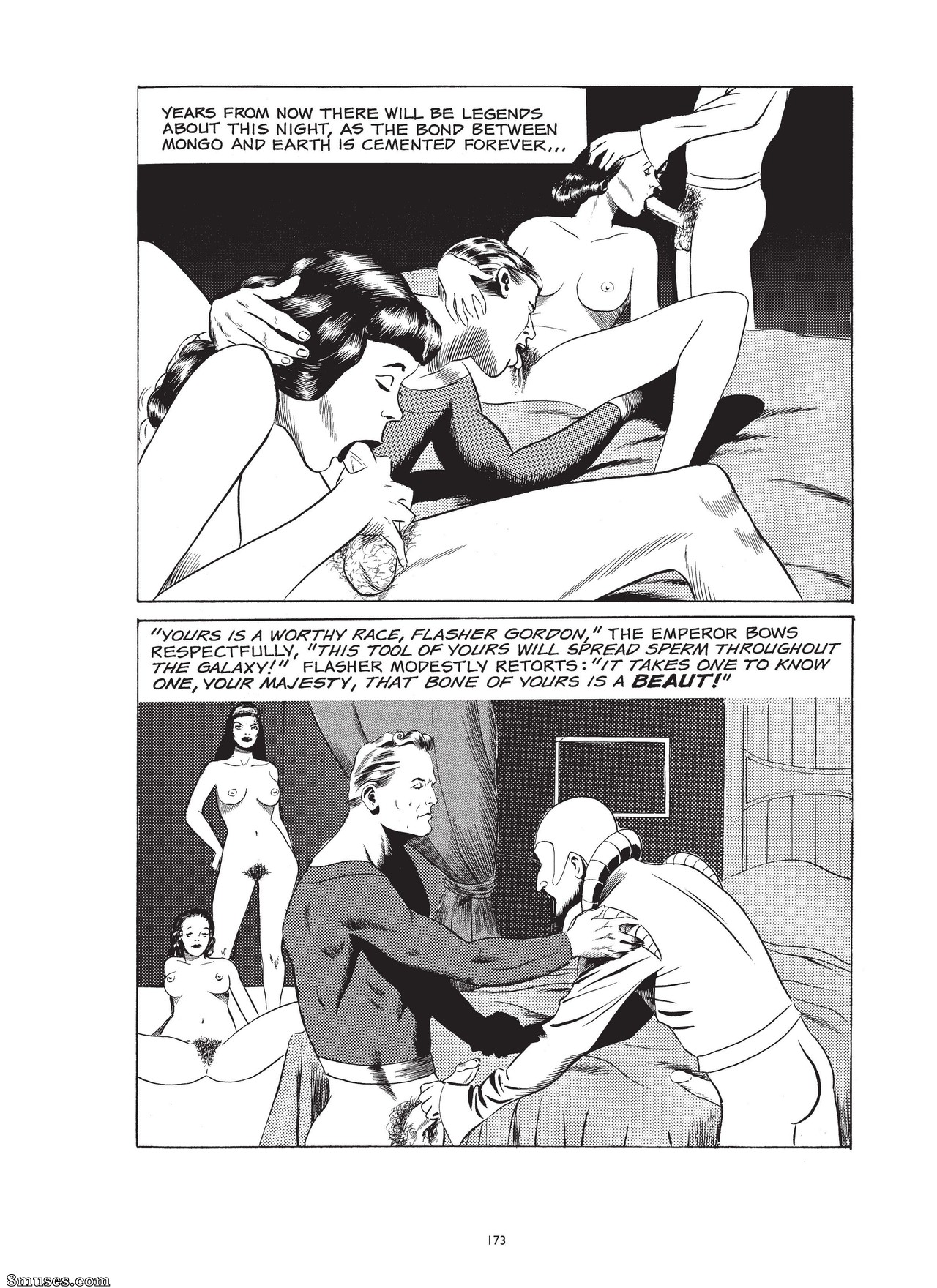 Classic Comics Collection - Cons de fée - Art érotique de Wallace Wood - Page 183