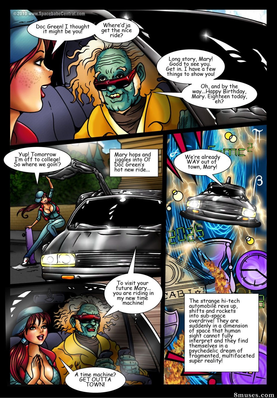 Space Babe Central - Backdoor to the future - Page 2