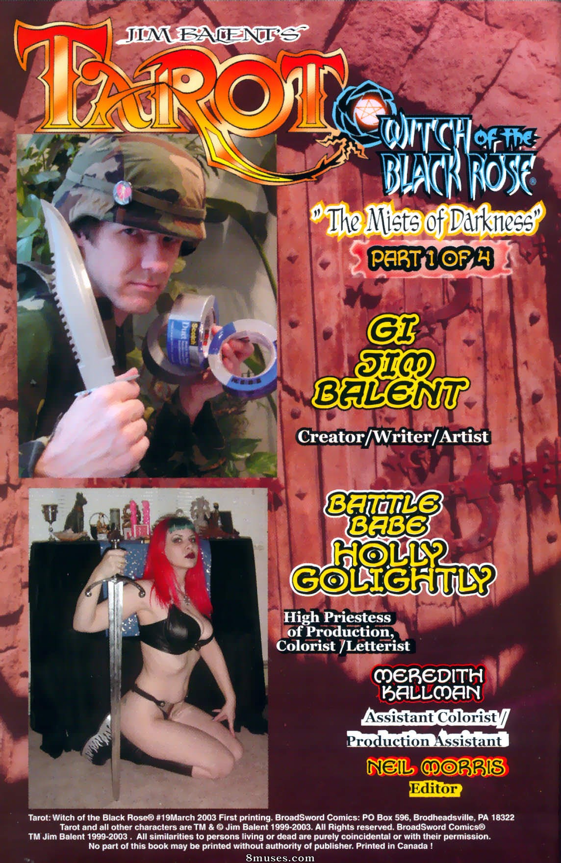 BroadSword Comics - Tarot - Witch of the Black Rose 019 - Page 2