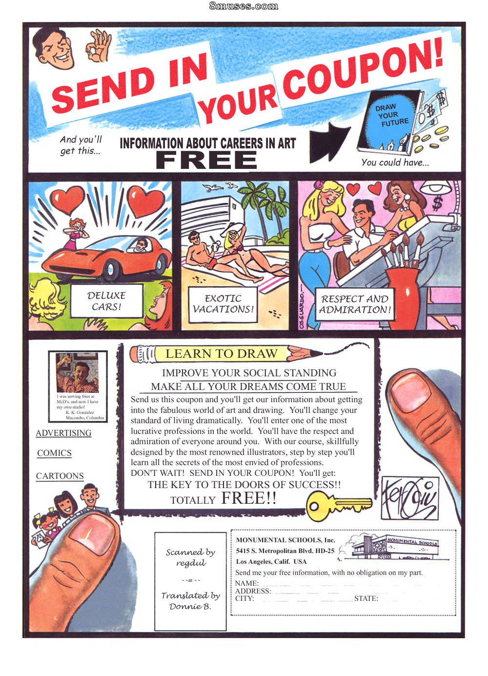 Ferocius Comics - Envoyez votre coupon - Page 1