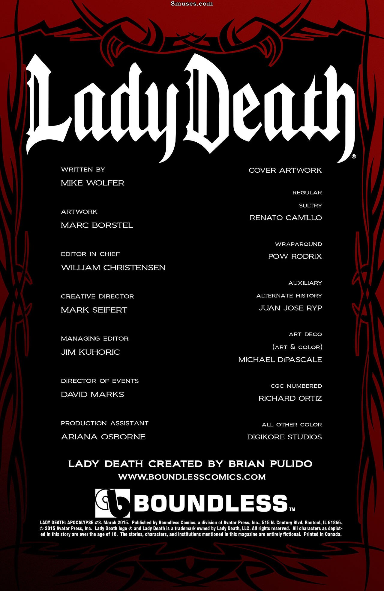 Lady Death - Apocalypse - Numéro 3 - Page 2