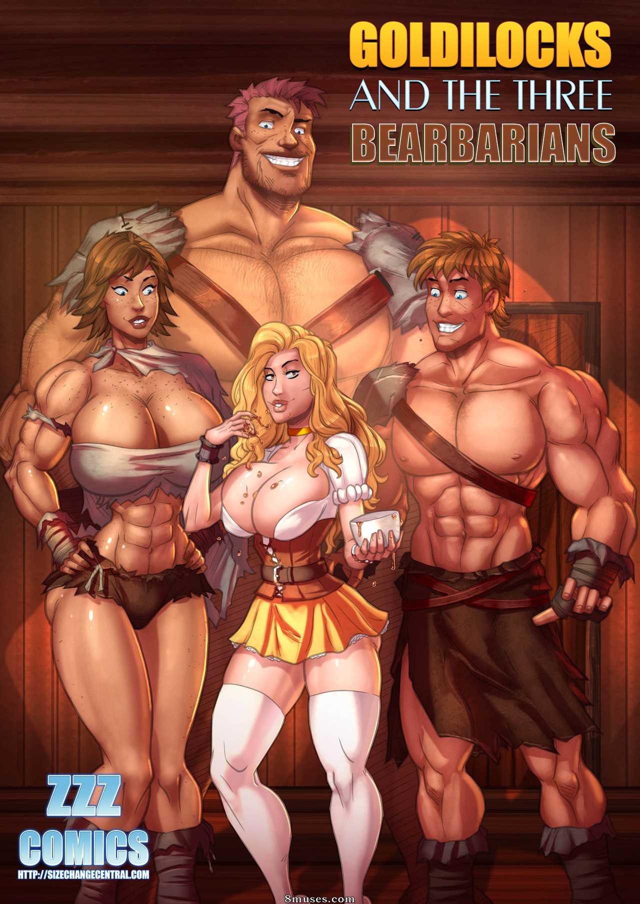 ZZZ Comics - Goldilocks et les trois oursons barbares - Page 1
