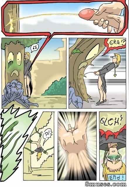 AKABUR Comics - Núns sendo penetradas por tentáculos - Página 27