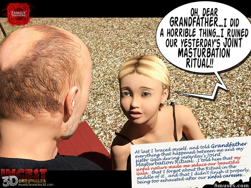 IncestChronicles3D Comics - Tradições familiares. Parte 1 - Página 76