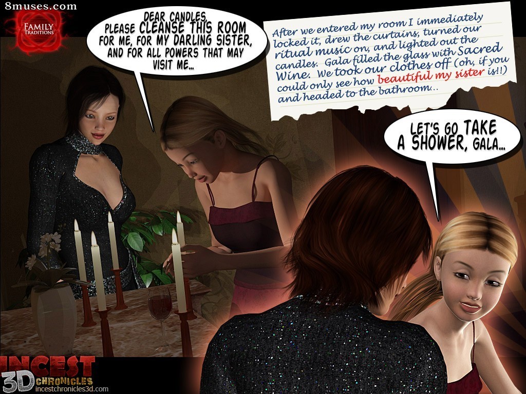 IncestChronicles3D Comics - Tradições familiares. Parte 1 - Página 41