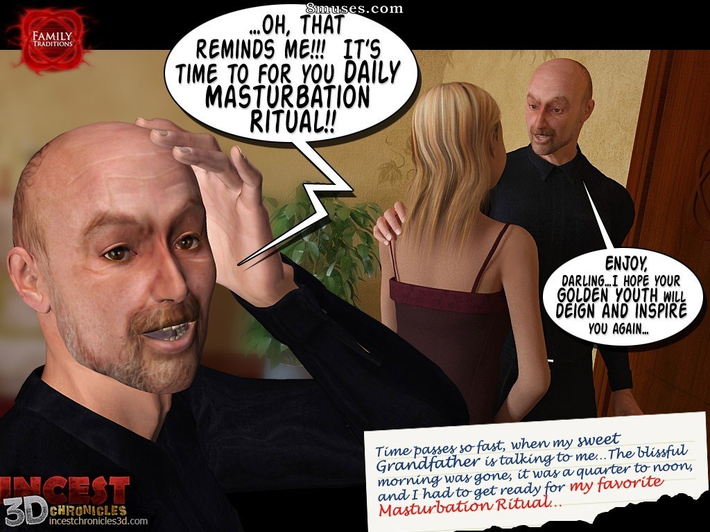IncestChronicles3D Comics - Tradiciones familiares. Parte 1 - Página 14