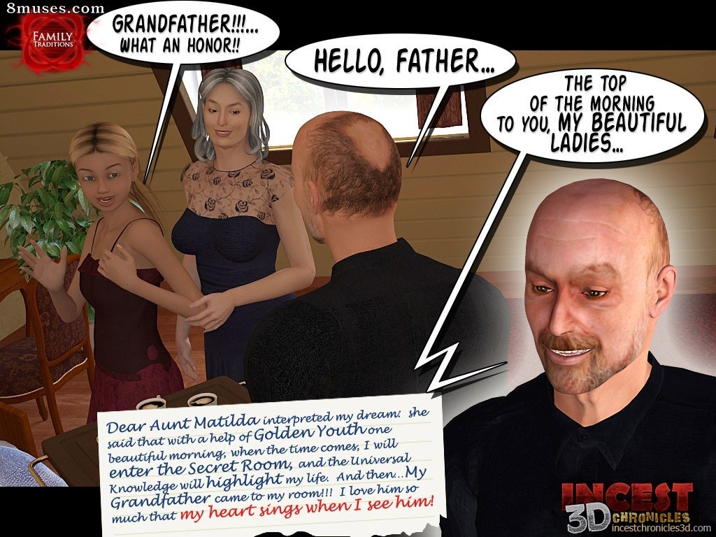 IncestChronicles3D Comics - Tradições familiares. Parte 1 - Página 9