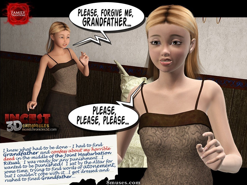 IncestChronicles3D Comics - Tradições familiares. Parte 1 - Página 73